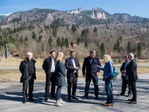 Utrinki obiska ministra za infrastrukturo dr. Petra Gašperšiča 1